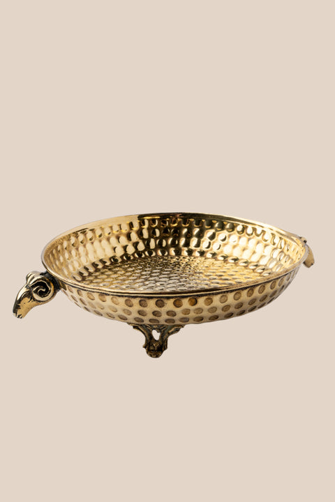 Brass Beaten Platter (8" & 10")
