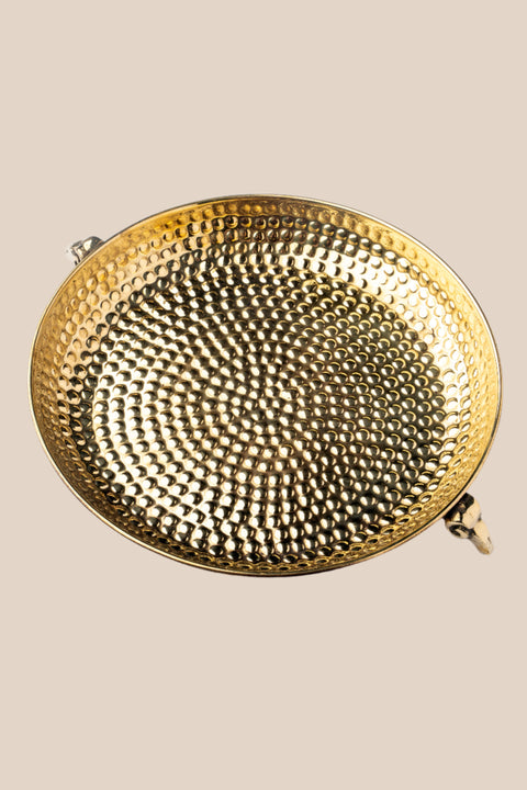 Brass Beaten Platter (8" & 10")