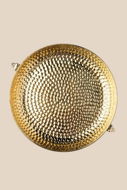 Brass Beaten Platter (8" & 10")
