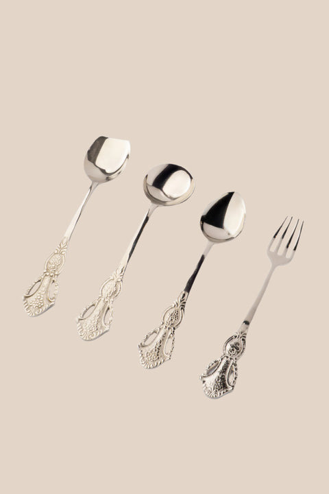 Floral Cutlery - Set of 4