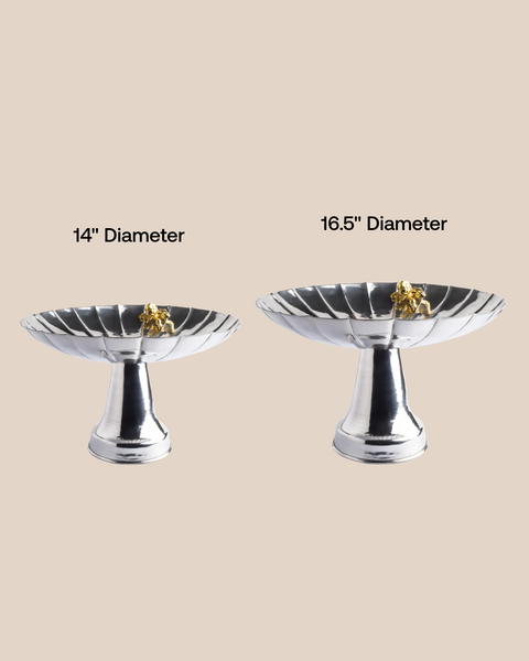 Lined Elevated Platter (14" & 16.5")